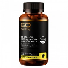 Go Healthy 高之源 磷虾油 1500mg OMEGA3+虾青素 60粒